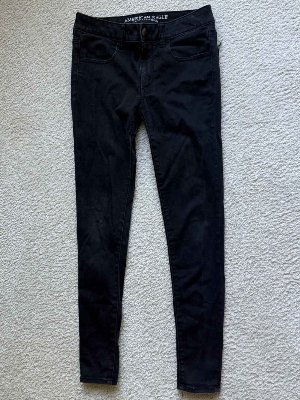 American Eagle Outfitters Black Super Stretch Jeans